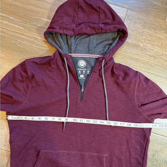 Flag and Anthem Madeflex dual knit men’s hoodie size medium - Picture 5 of 10